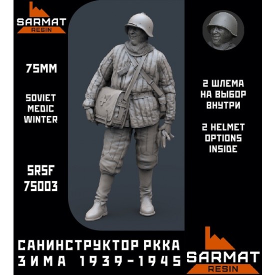 75mm Scale Soviet Medic, Winter 1939-1945