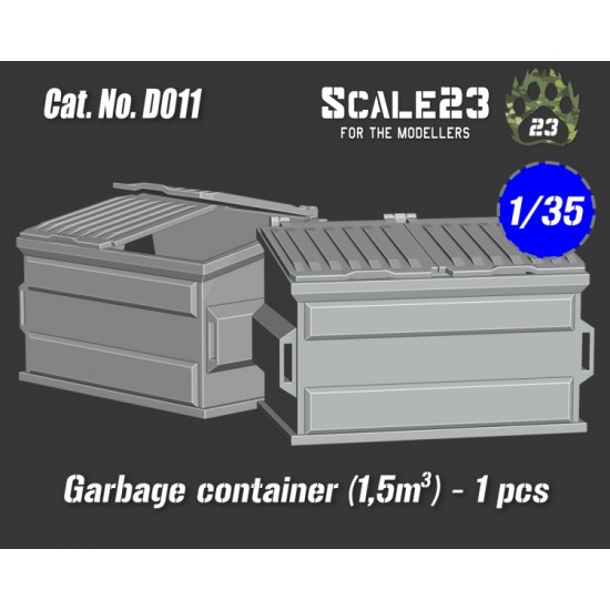 1/35 Garbage Container 1.5M3 (1pc)