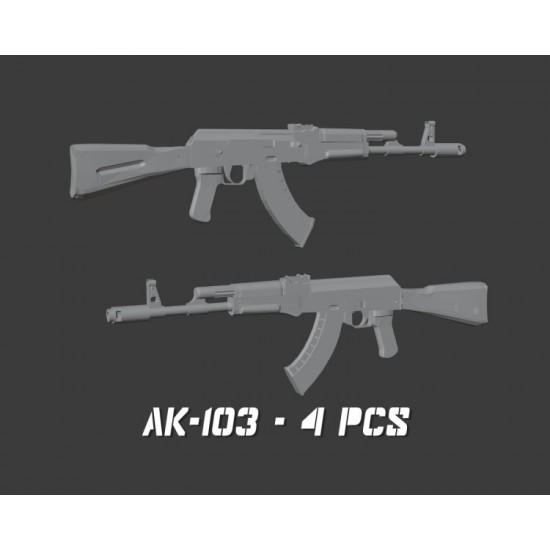 1/35 AK-103 Assault Rifle (4pcs)