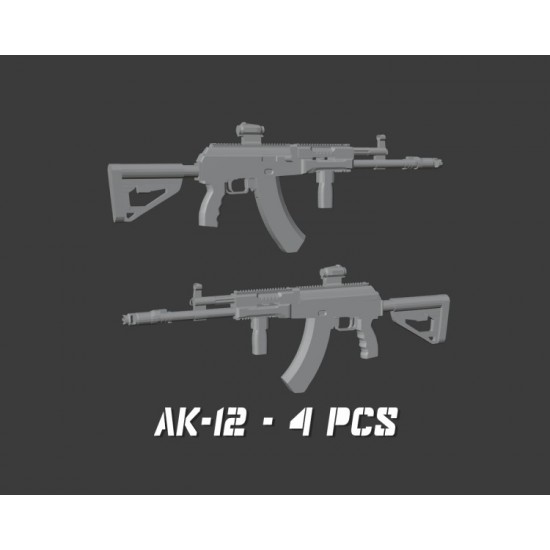 1/35 AK-12 Assault Rifle (4pcs)