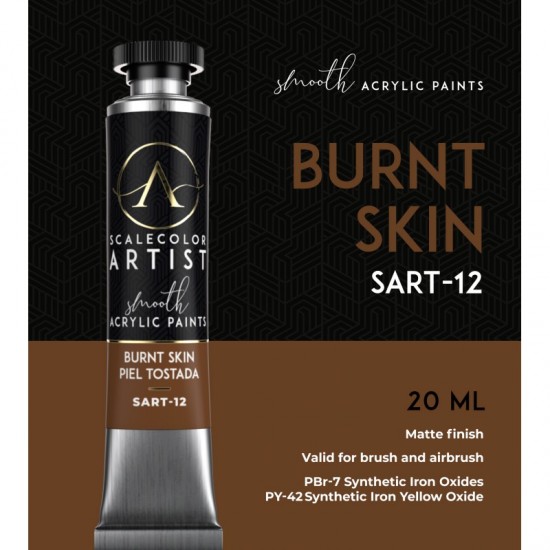 Burnt Skin (20ml Tube) - Artist Range Smooth Acrylic Paint