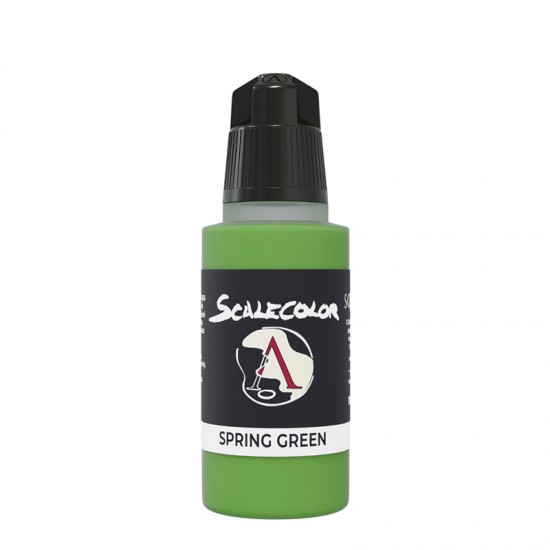 Acrylic Paint - Scale Color #Spring Green (17ml, Super-Matt Finish)