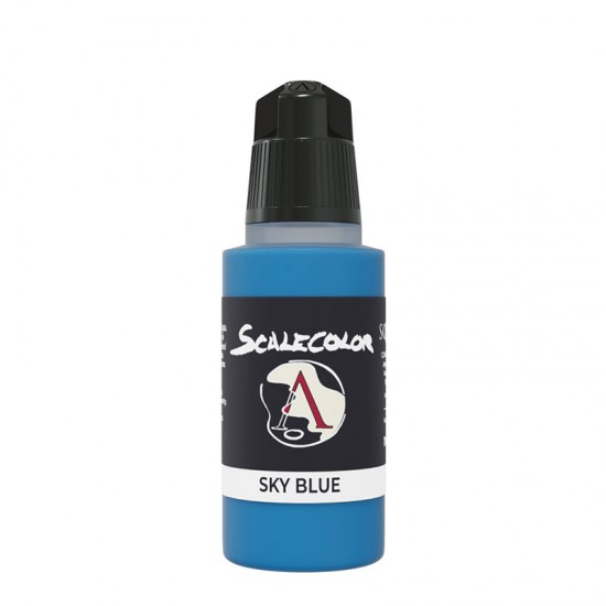 Acrylic Paint - Scale Color #Ski Blue (17ml, Super-Matt Finish)