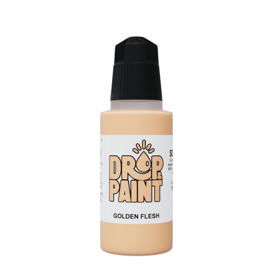 Drop & Paint Range Acrylic Colour - Golden Flesh (17ml)