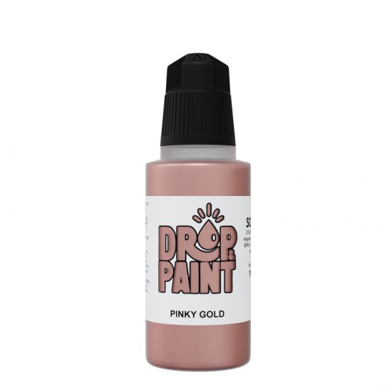 Drop & Paint Range Acrylic Colour - Pinky Gold (17ml)