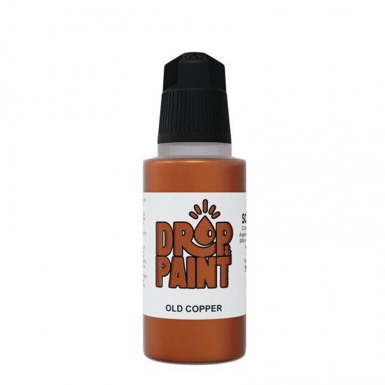 Drop & Paint Range Acrylic Colour - Old Copper (17ml)