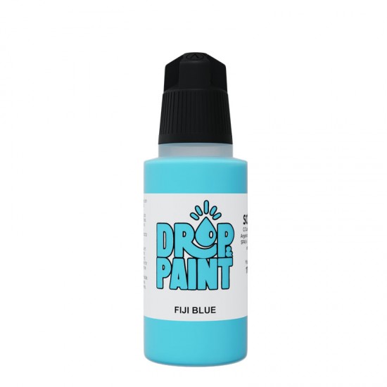 Drop & Paint Range Acrylic Colour - Fiji Blue (17ml)