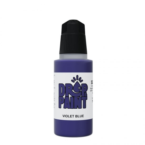 Drop & Paint Range Acrylic Colour - Violet Blue (17ml)