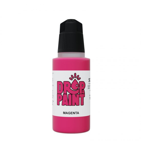 Drop & Paint Range Acrylic Colour - Magenta (17ml)