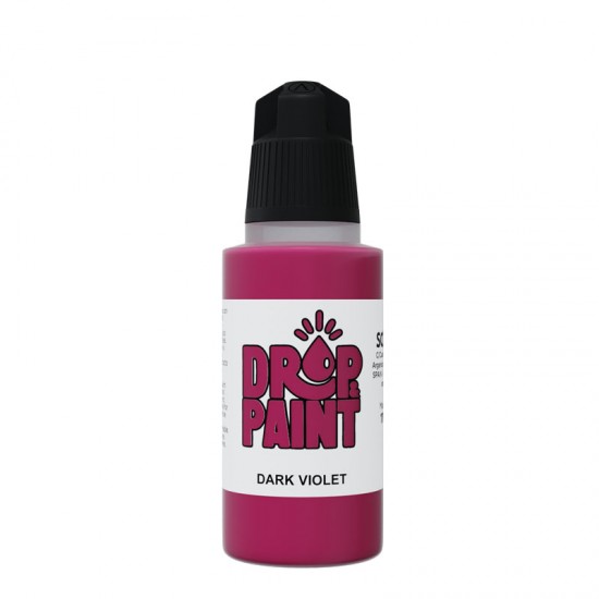 Drop & Paint Range Acrylic Colour - Dark Violet (17ml)