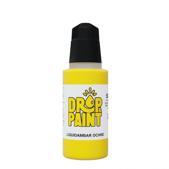 Drop & Paint Range Acrylic Colour - Liquidambar Ochre (17ml)