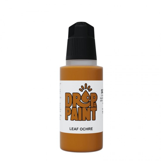 Drop & Paint Range Acrylic Colour - Leaf Ochre (17ml)