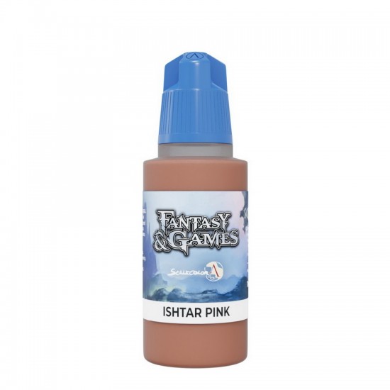 Acrylic Paint - Fantasy & Games #Ishtar Pink (17ml, Satin Finish)