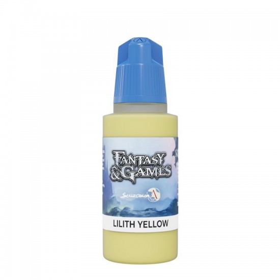 Acrylic Paint - Fantasy & Games #Lilith Yellow (17ml, Satin Finish)