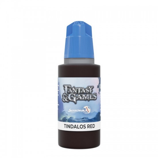 Acrylic Paint - Fantasy & Games #Tindalos Red (17ml, Satin Finish)