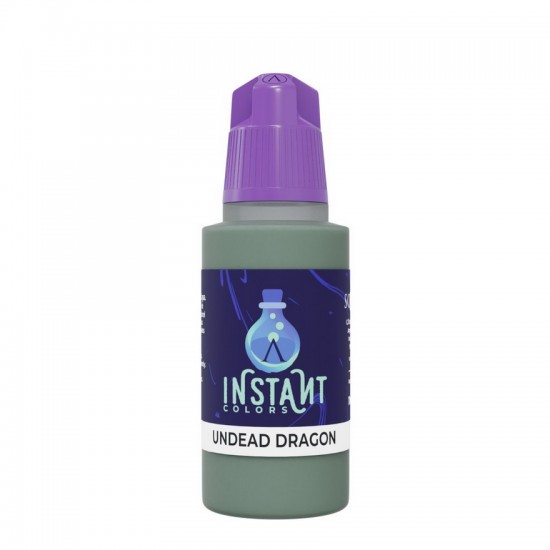 Acrylic Paint - Instant Colors #Undead Dragon (17ml, Rapid Application, Matt Finish)