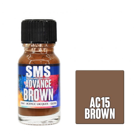 Acrylic Lacquer Paint - Advance BROWN (10ml)