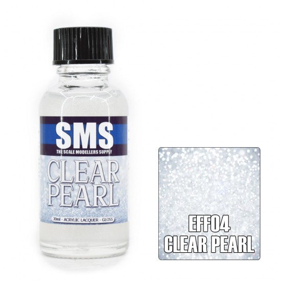 Acrylic Lacquer Paint - Effects #Clear Pearl (30ml)