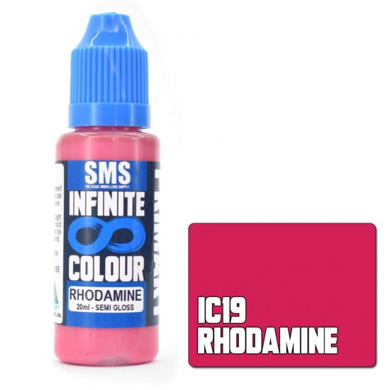 Water-based Urethane Paint - Infinite Colour #RHODAMINE (20ml)