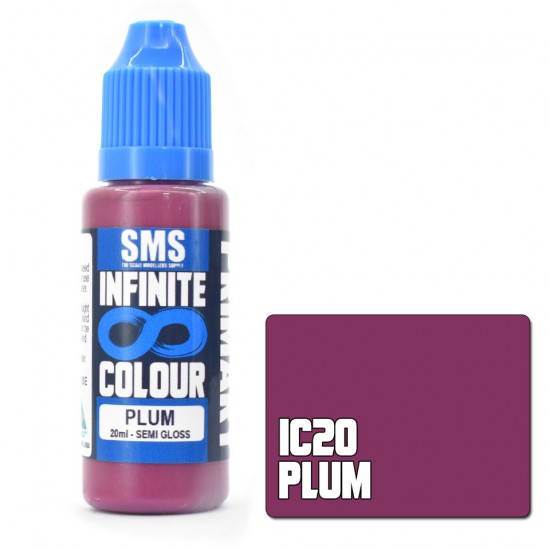 Water-based Urethane Paint - Infinite Colour #PLUM (20ml)