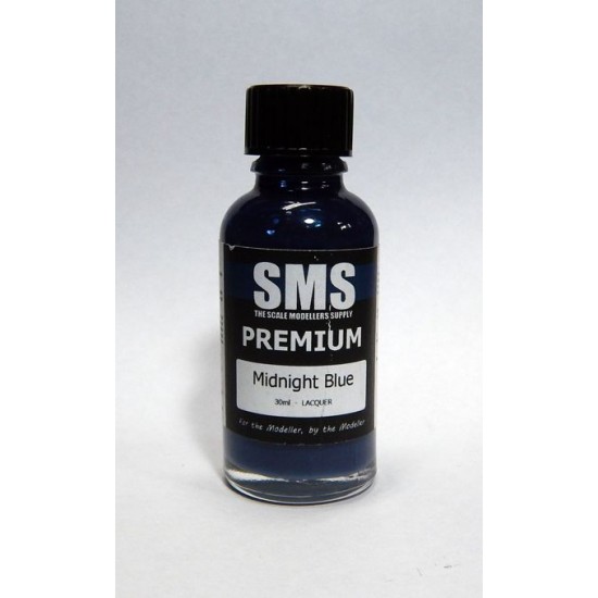 Acrylic Lacquer Paint - Premium #Midnight Blue (30ml)