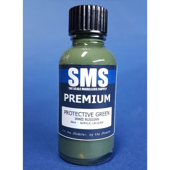 Acrylic Lacquer Paint - Premium Protective Green (30ml)