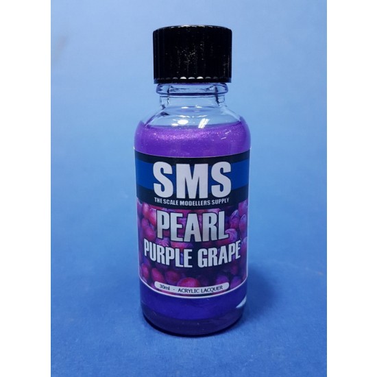 Acrylic Lacquer Paint - Pearl Purple Grape 30ml