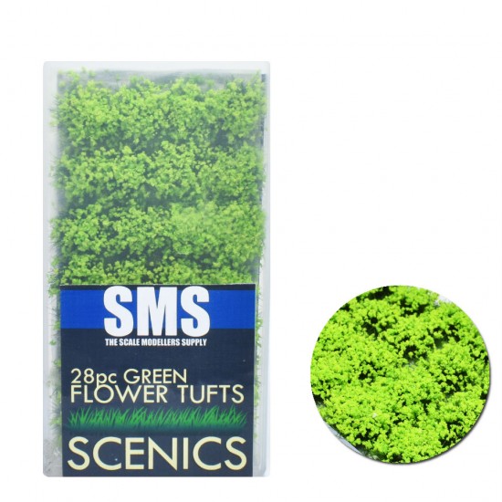 Flower Tufts Green (28pcs)