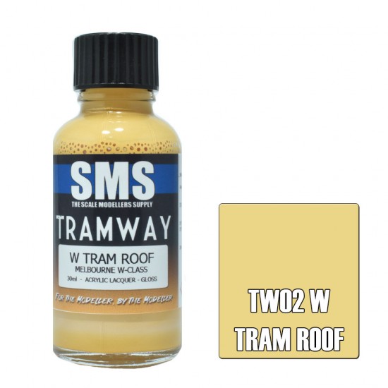 Acrylic Lacquer Paint - W Tram Roof (30ml)