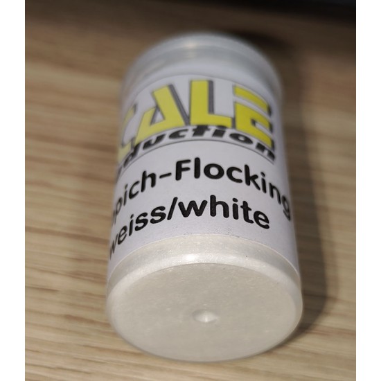 Flocking Powder - White (5g, appox.115ml)