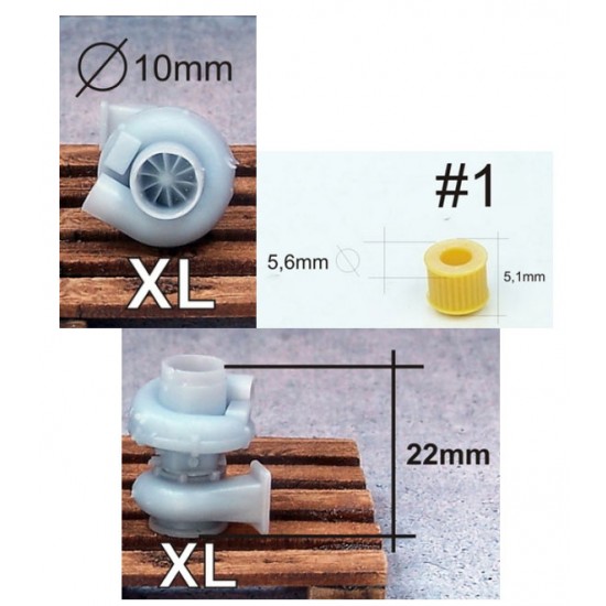 1/24 Turbocharger XL Size with Air Filter #1