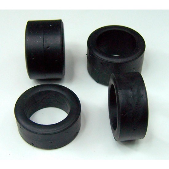 1/24 15' Slicks Tyres (2pcs: OD 24mm, ID 16.5mm, width 10mm, 2pcs: 24x16.5x15mm)