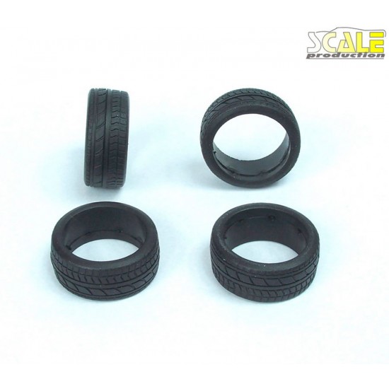 1/24 19'/20' Tread Tyres #2 (ID 20mm, OD 27.6mm, width 12mm)