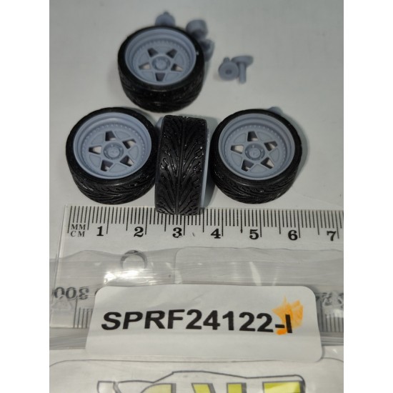 1/24 17" Fifteen 52 R43 Wheels with Low Profile Tyres