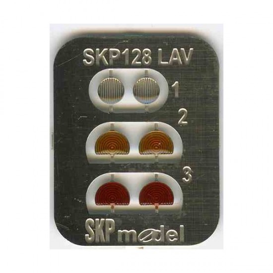 1/35 LAV 25 Lenses and Tail Lights for Trumpeter kit