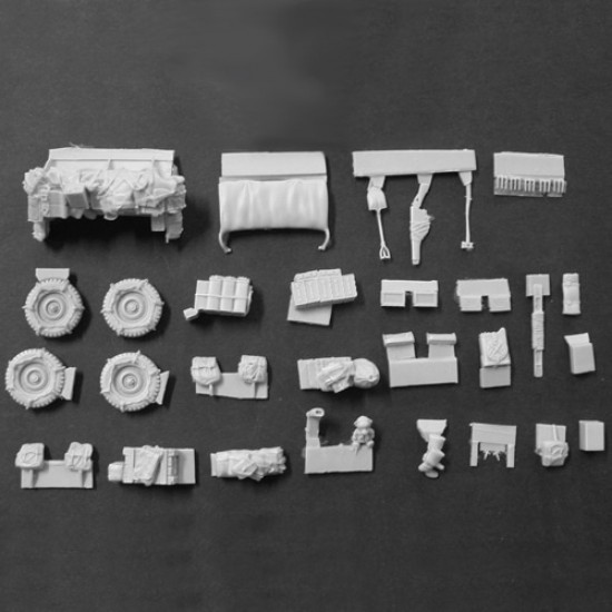 1/35 US Army Willys MB Jeep Stowage Set