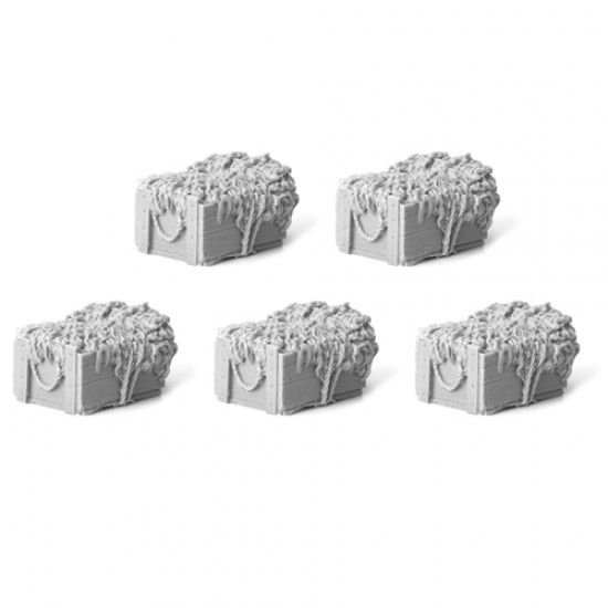 1/16 Wooden Box and Camouflage (5pcs)