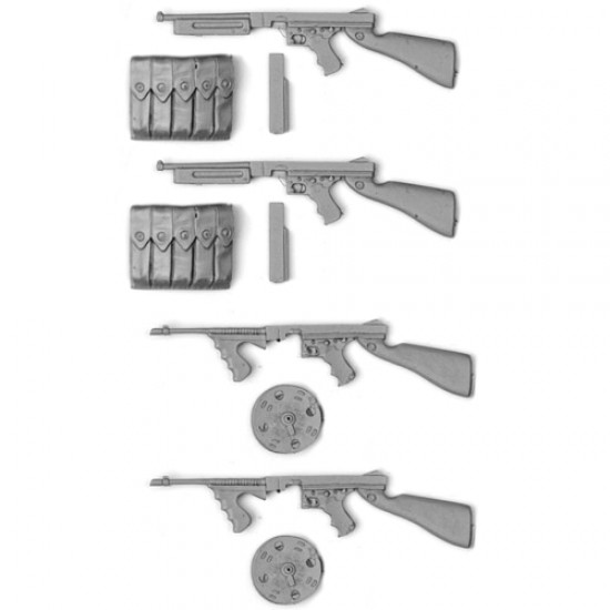 1/16 US Tomson M1928 A1 (4pcs)