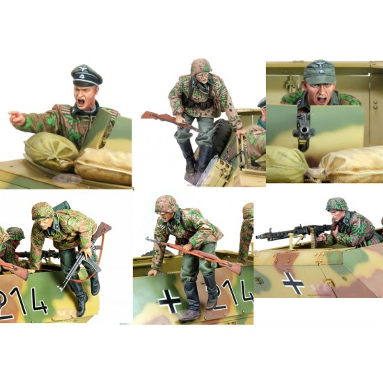 1/16 WWII Sd.kfz.251/1 Crew