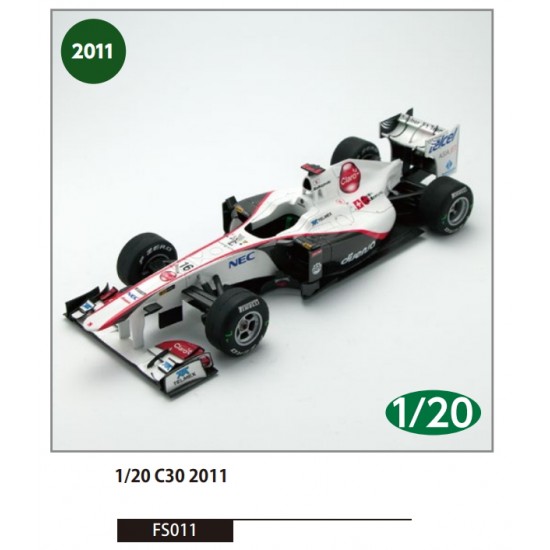 1/20 Sauber C30 2011 F1 Racing Car [Multi Material Kit]