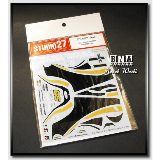 1/12 Ducati GP9 '09 #59 Catalunya/USA/Netherlands (Tamiya 14103)