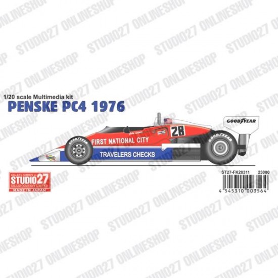 1/20 Penske PC4 1976 [Multi Material Kit]