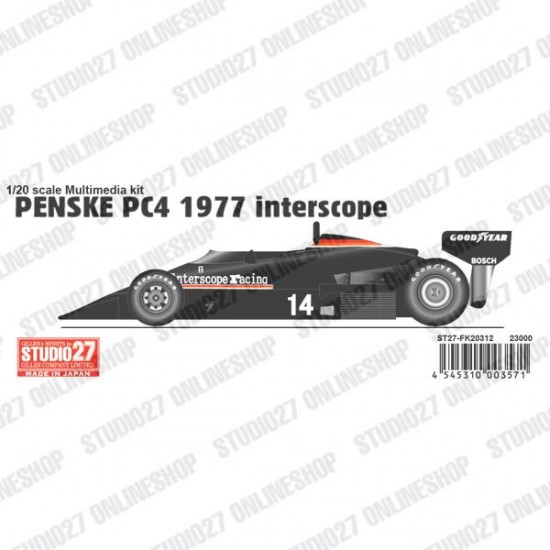 1/20 Penske PC4 1977 Interscope [Multi Material Kit]