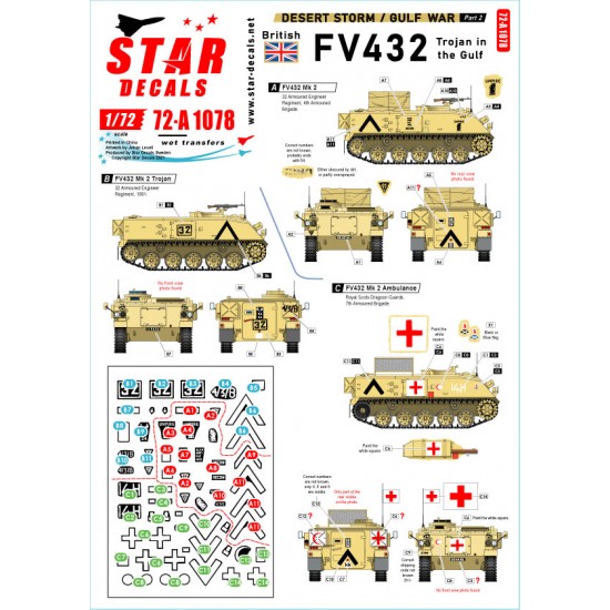 1/72 Desert Storm # 2. British FV432 in the Gulf 1990-91