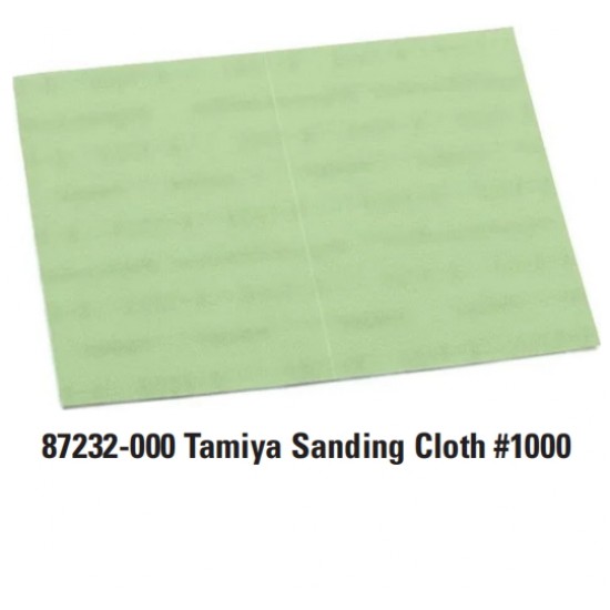 Finishing Materials - Sanding Cloth #1000 (170mm x 130mm, 1pc)