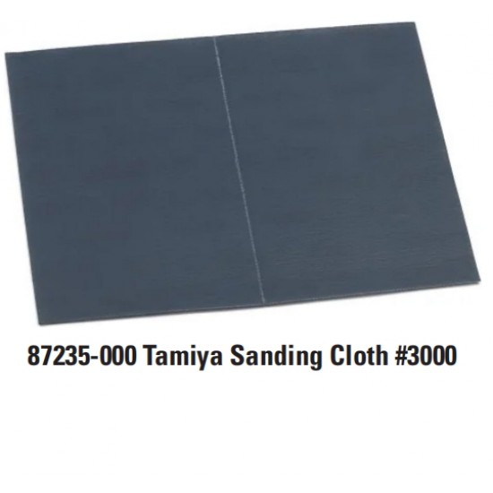 Finishing Materials - Sanding Cloth #3000 (170mm x 130mm, 1pc)