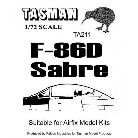 1/72 F-86D Sabre Canopy for Airfix kits