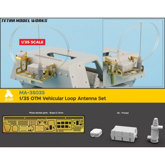 1/35 OTM Vehicular Loop Antenna set