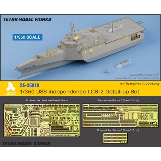 1/350 USS Independence LCS-2 Detail-up Set for Trumpeter kits