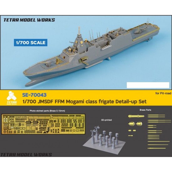 1/700 JMSDF FFM Mogami class Frigate Detail-up Set for Pit-road kits